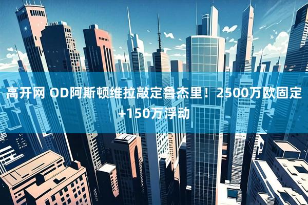 高开网 OD阿斯顿维拉敲定鲁杰里！2500万欧固定+150万浮动